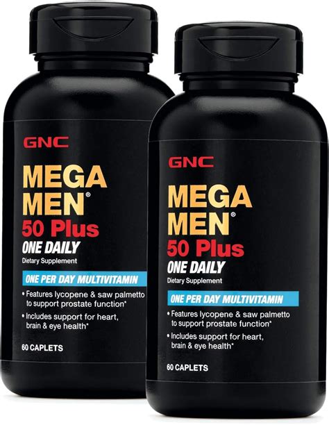 GNC Mega Men 50 Plus One Daily Multivitamin Review.